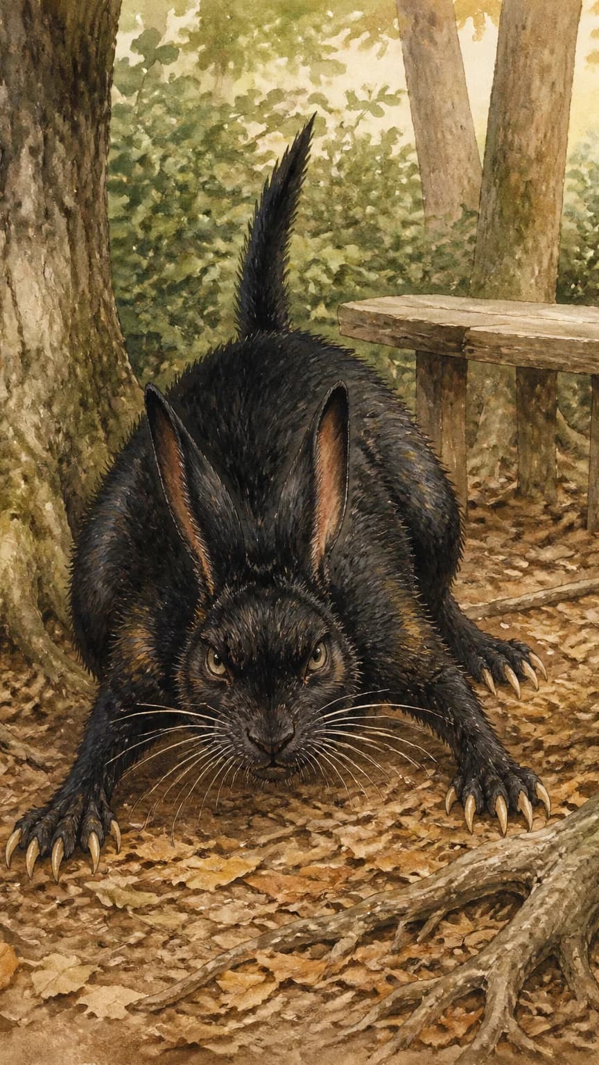 Cover illustration for The Story of a Fierce Bad Rabbit