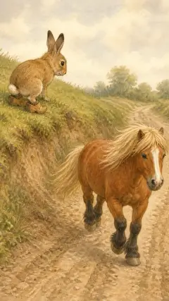 and listened to the trit-trot, trit-trot of a pony.