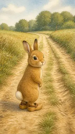 she earned her living by knitting rabbit-wool mittens and muffatees