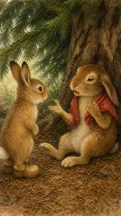and described how he had been chased about the garden,