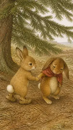 They went away hand in hand,