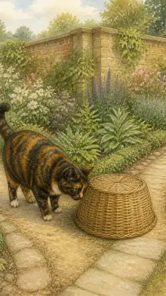 and sniffed at the basket.