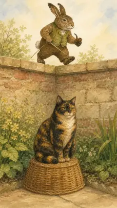 At length there was a pitter-patter, pitter-patter,