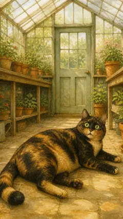 The cat was too much surprised to scratch back.