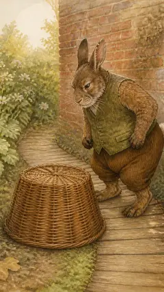 Then he came back to the basket