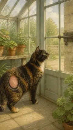 Also he could not understand how the cat could have managed to shut herself up _inside_ the greenhouse, locking the door upon the _outside_.
