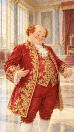 who was so excessively fond of new clothes that he spent all his money in dress.