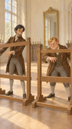 So the two pretended weavers set up two looms, and affected to work very busily, though in reality they did nothing at all.