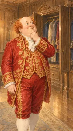‘I should like to know how the weavers are getting on with my cloth,’ said the Emperor to himself,