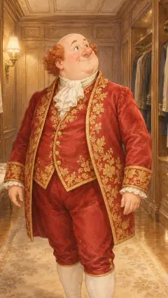 And now the Emperor himself wished to see the costly manufacture whilst it was still on the loom.