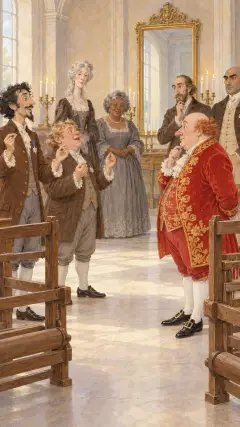 ‘Here are your Majesty's trousers!