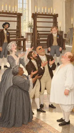 ‘What a design! what colours! these are indeed royal robes!’