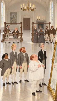 The lords of the bed-chamber, who were to carry his Majesty's train,