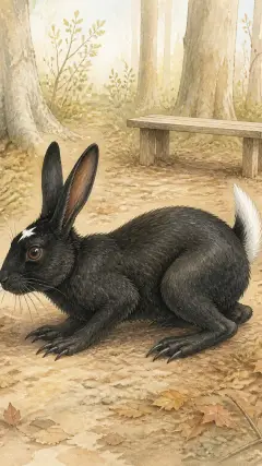 Das ist ein wildes, böses Kaninchen;