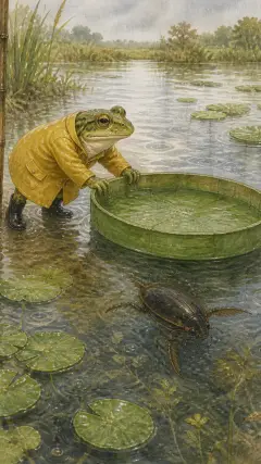 Mr. Jeremy shoved the boat out again a little way,