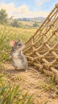 and the Mouse heard and recognised his roars of anger