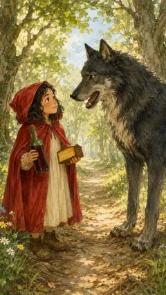 ‘Whither away so early, Little Red-Cap?’