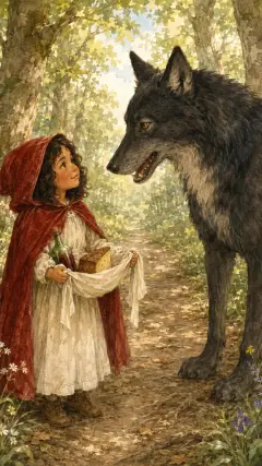 ‘Where does your grandmother live, Little Red-Cap?’