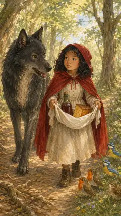 you walk gravely along as if you were going to school, while everything else out here in the wood is merry.’