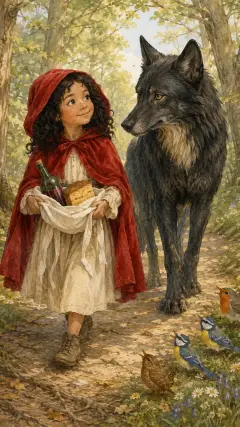 Little Red-Cap raised her eyes,