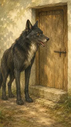 open the door.’