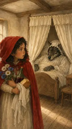 she had such a strange feeling that she said to herself: