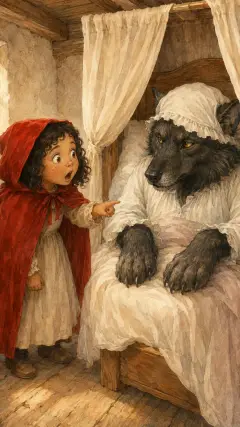 ‘But, grandmother, what large hands you have!’