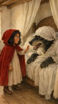‘Oh! but, grandmother, what a terrible big mouth you have!’