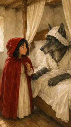 And scarcely had the wolf said this,