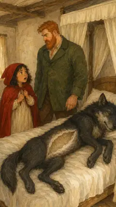 How dark it was inside the wolf’;