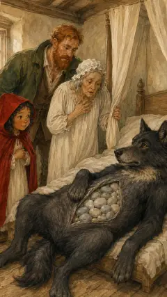 and when he awoke,