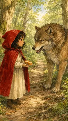 another wolf spoke to her,