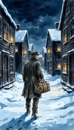 I trudge alone through black New Bedford streets, cold as the grave. The packet for Nantucket sailed without me. Now I must find a bed for the night, and a cheap one - my purse is nearly empty.
