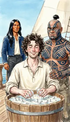 I wash my heart of every grudge and bitter oath. I squeeze and squeeze, till I am holding my shipmates' hands. 'Come,' I cry, 'let us squeeze into the very milk of kindness!' 'All friends now,' laughs Queequeg. 'All one hand, all one heart.'