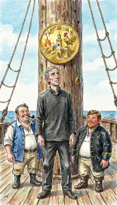 Grave Starbuck reads it like scripture, a beacon over a vale of death, then turns away, shaken. Jolly Stubb sees the whole comic round of a man's life spinning through the zodiac. Flask just shrugs: sixteen dollars of gold. "That's nine hundred sixty cigars."
