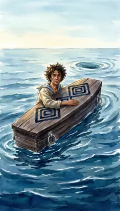 I alone am escaped to tell you. When the last harpoon flew, the sea flung me astern, sucking me toward the closing whirlpool. Then Queequeg's coffin shot up beside me. Even lost, my friend saves me still.