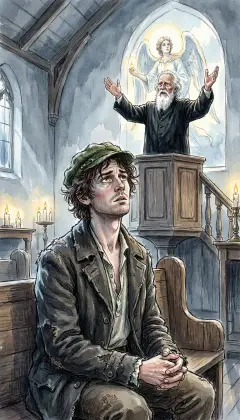 Ishmael listens, the old dread stirring in his chest. Woe, says Mapple, to the man who flees the hard truths he is charged to speak. But delight to him who stands true to his God against all the world.