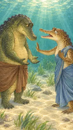Enough! Unless I eat his heart, I shall starve myself to death in your house.”