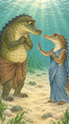 Now when he saw how determined she was, he was distracted with anxiety,