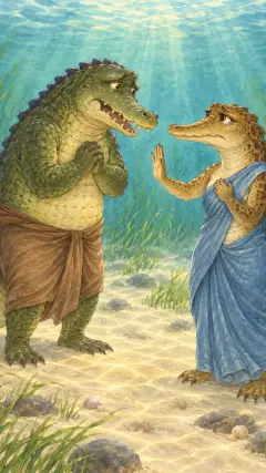 and said: “Ah, the proverb is right: