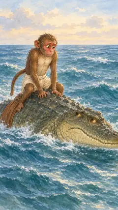 “If he fell from my back, he could not move an inch, the water is so deep.