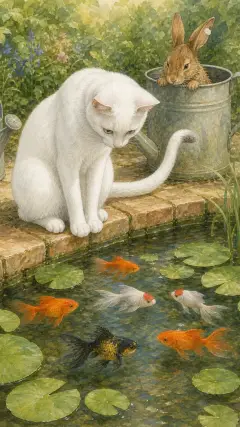 aber ab und zu zuckte ihre Schwanzspitze, als wäre sie lebendig.