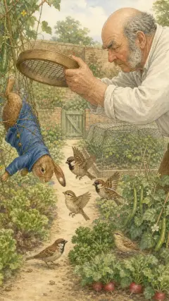 שהתכוון להניח במהירות על פיטר;