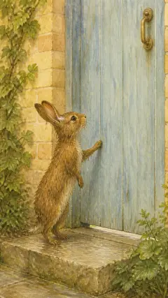 He found a door in a wall;
