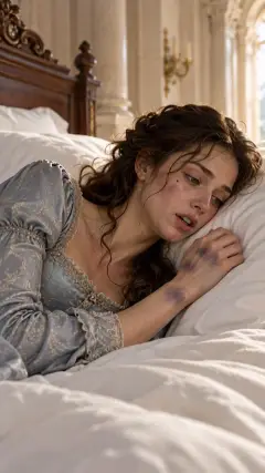 but I had something hard under me, and am all over black and blue.