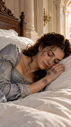 since she had been able to feel the three little peas through the twenty mattresses and twenty feather-beds.