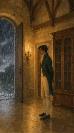 and the rain poured down from the sky in torrents;
