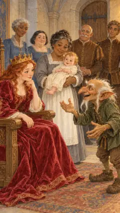 und er rief: „Nun, gnädige Frau, wie heiße ich?“