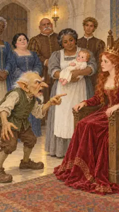 Das hat dir irgendeine Hexe gesagt!“, rief das Männchen