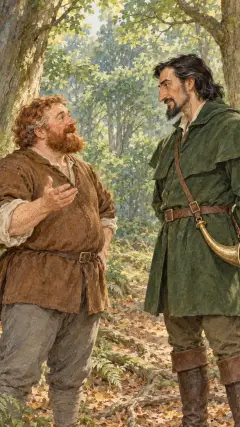that he one day told the king of the land,